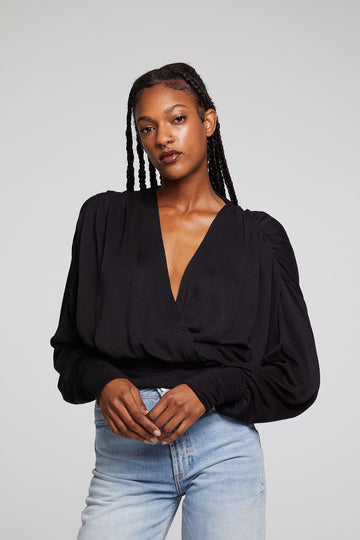 City Licorice Blouse WOMENS chaserbrand