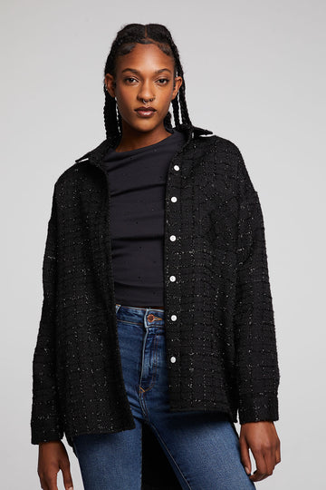 Blake Licorice Button Down WOMENS chaserbrand