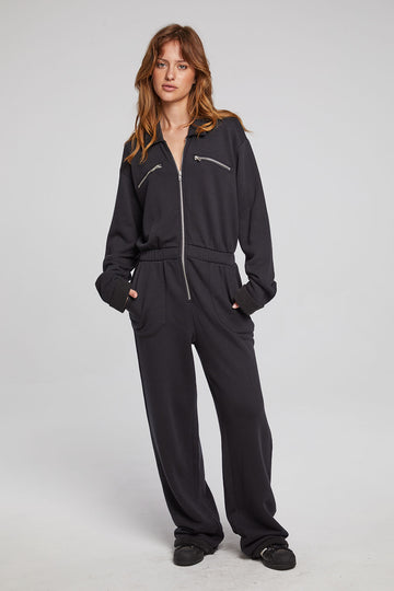 Dolores Licorice Jumpsuit WOMENS chaserbrand