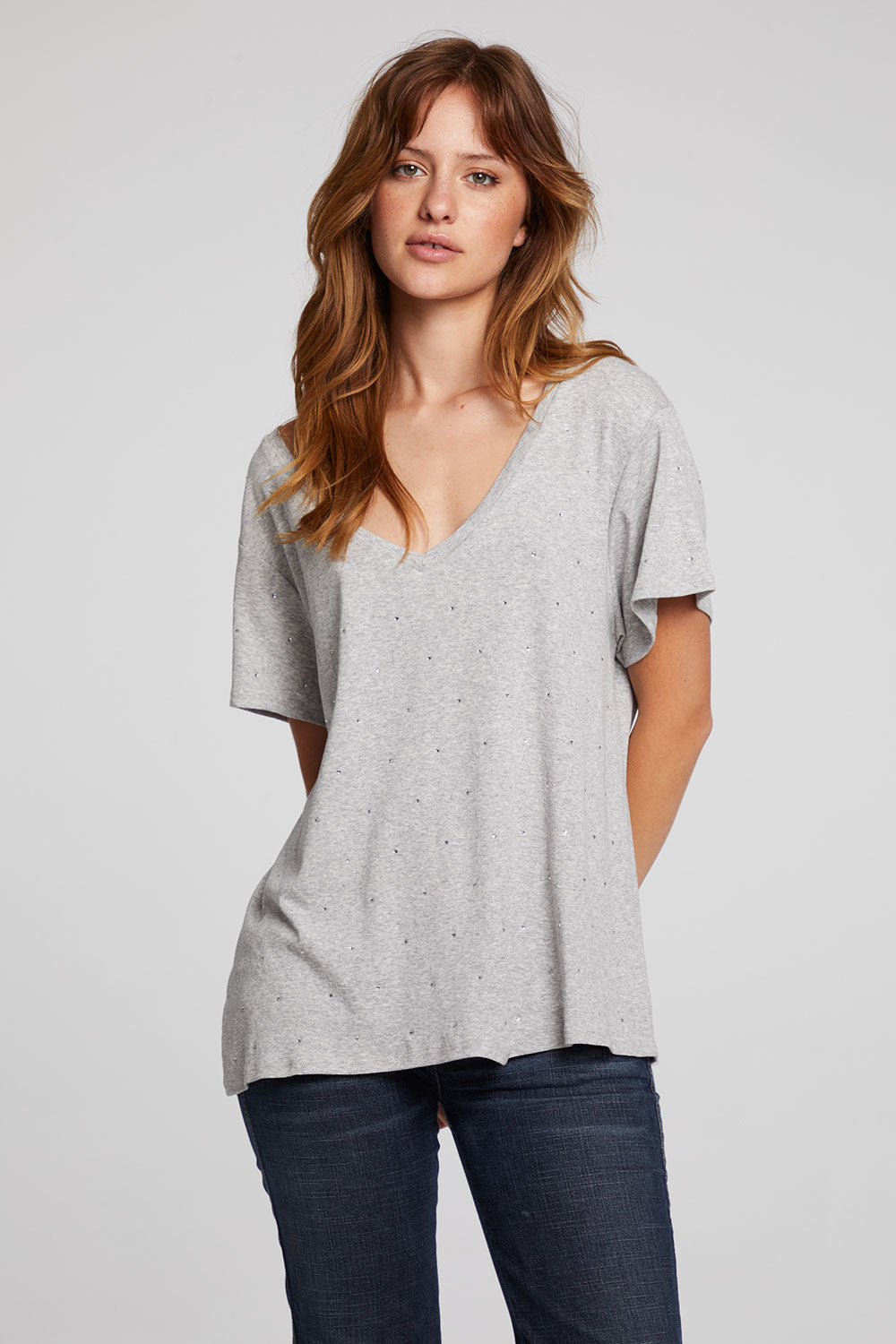 Hyacinth Heather Grey Tee WOMENS chaserbrand