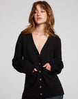 Presley Licorice Cardigan WOMENS chaserbrand