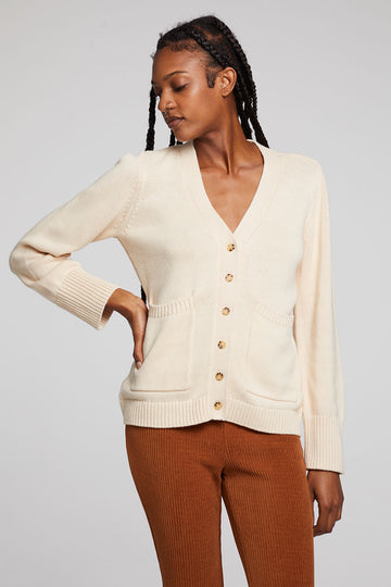 Presley Whitecap Grey Cardigan WOMENS chaserbrand