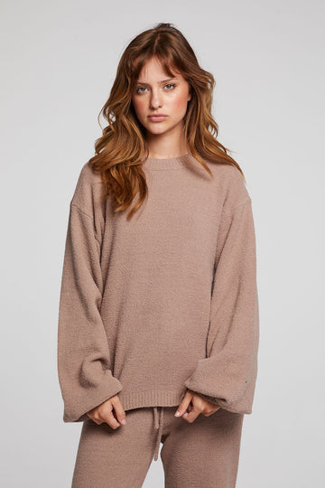 Frankie Warm Taupe Pullover WOMENS chaserbrand