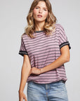 Amber Stripe Mix Tee WOMENS chaserbrand