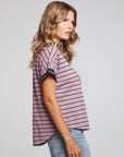 Amber Stripe Mix Tee WOMENS chaserbrand