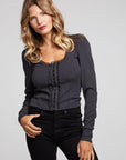 Betsey Licorice Long Sleeve WOMENS chaserbrand