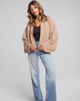 Mccartneyy Warm Taupe Zip Up WOMENS chaserbrand