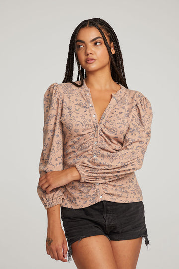 Ditsy Print Long Sleeve WOMENS chaserbrand