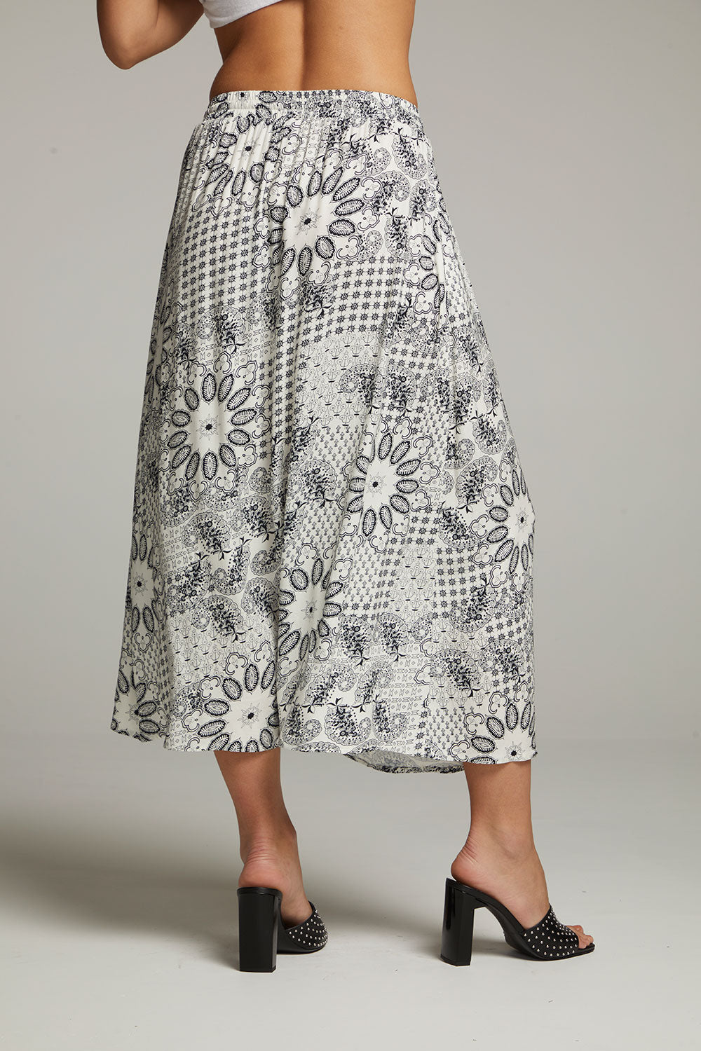 Darby Paisley Bandana Midi Skirt WOMENS chaserbrand