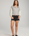 Saratoga Heather Grey Pullover WOMENS chaserbrand