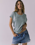 Womens Wylie Garden Sage Tee chaserbrand