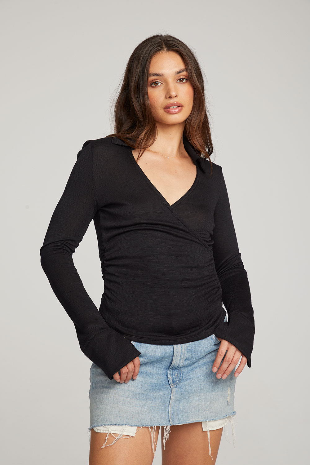 Harper Licorice Long Sleeve WOMENS chaserbrand