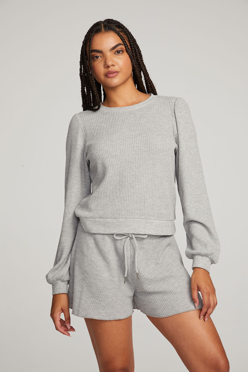 Owlsey Grey Marl Pullover WOMENS chaserbrand