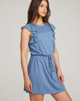 Kennedy Vintage Blue Mini Dress WOMENS chaserbrand