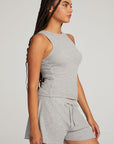Carnaby Grey Marl Tank Top WOMENS chaserbrand