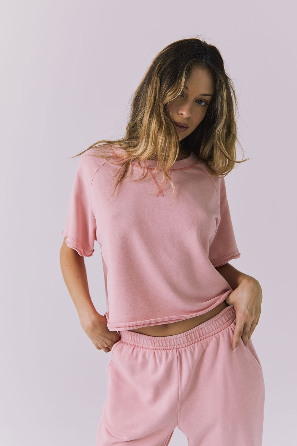 Womens Amelia Pink Mellon Pullover chaserbrand