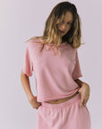 Womens Amelia Pink Mellon Pullover chaserbrand