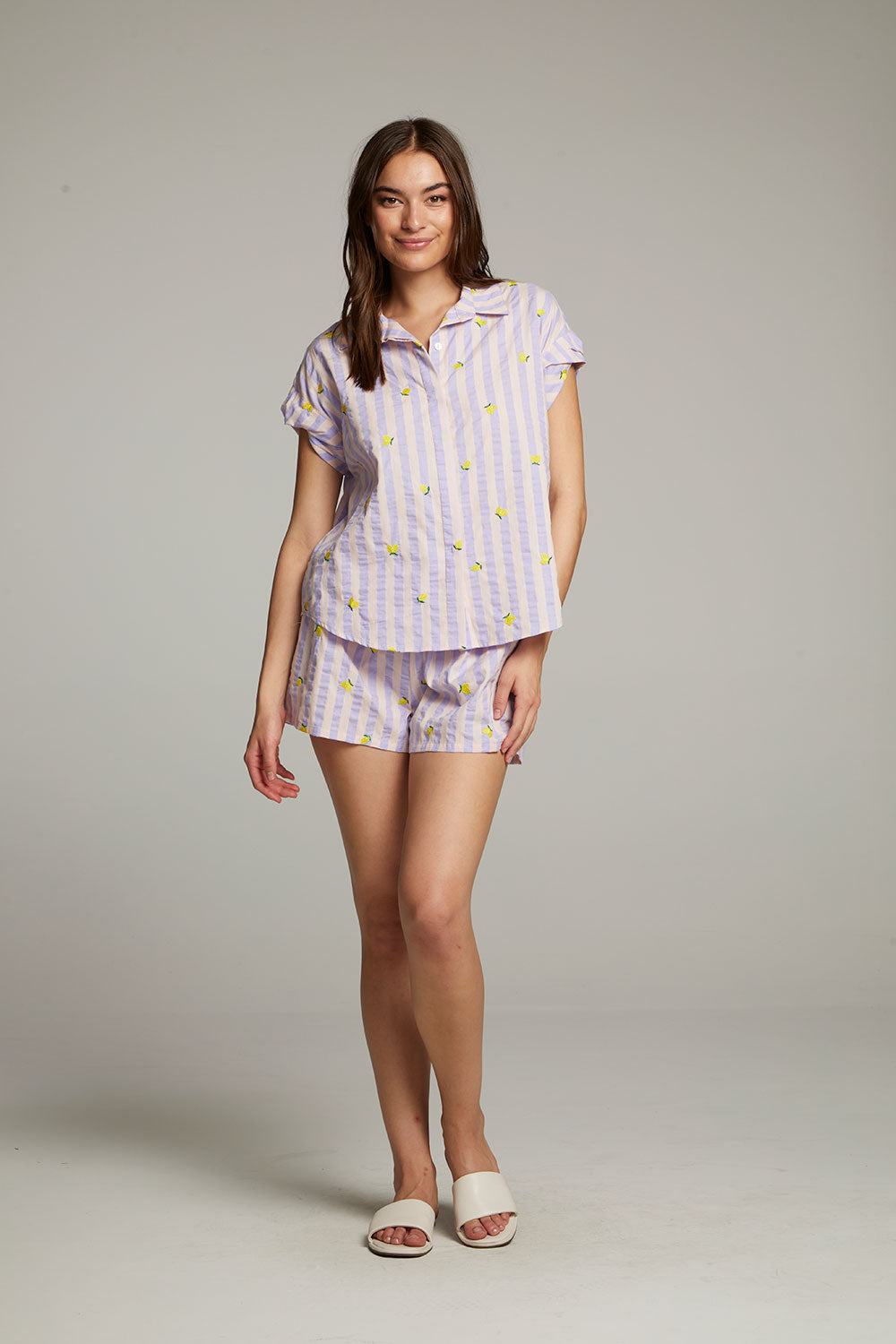 Allover Lemons Shirt WOMENS chaserbrand