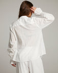 Dolphin White Button Down WOMENS chaserbrand