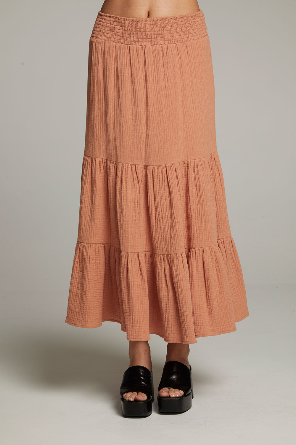 Seal Bronze Maxi Skirt WOMENS chaserbrand