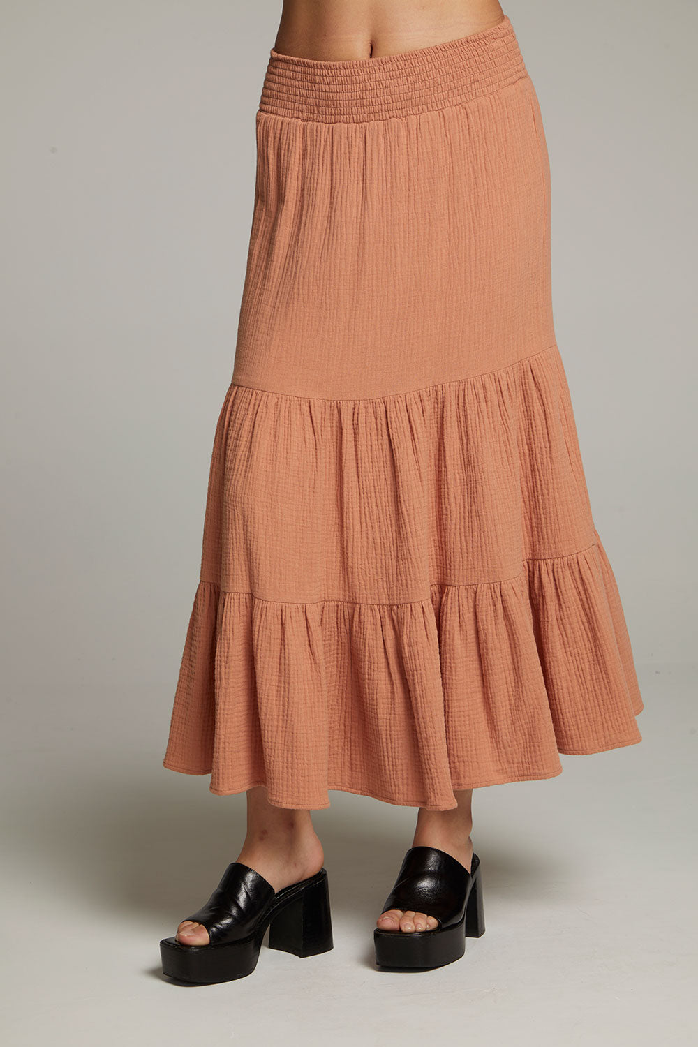 Seal Bronze Maxi Skirt WOMENS chaserbrand