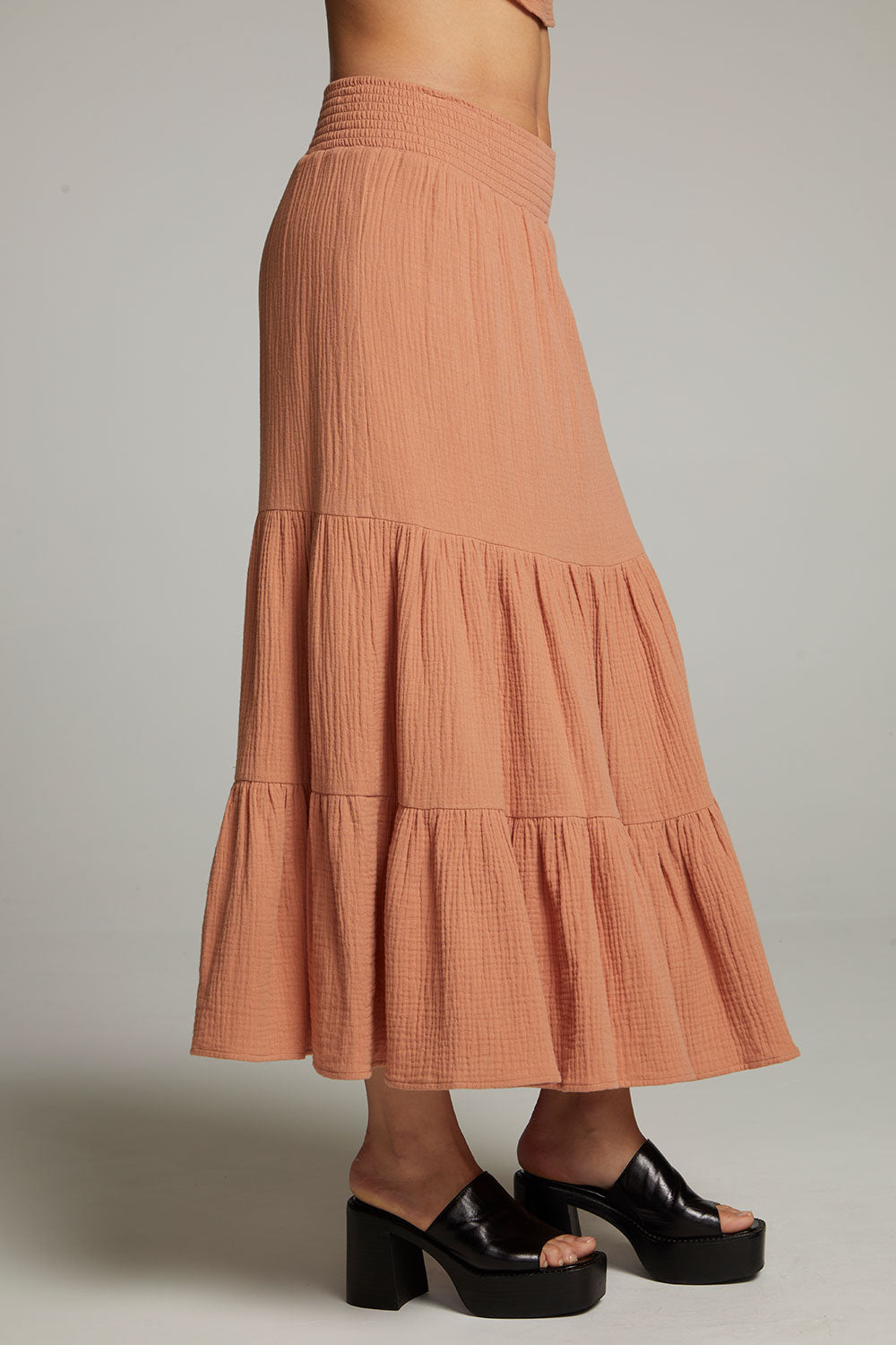 Seal Bronze Maxi Skirt WOMENS chaserbrand