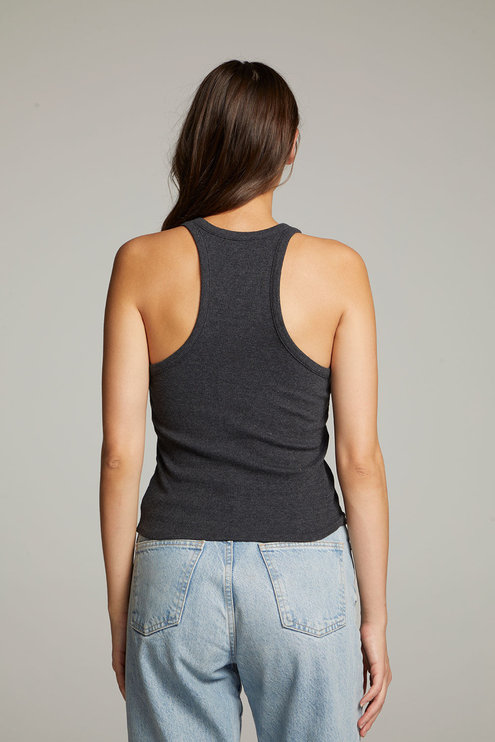 August Black Tank Top WOMENS chaserbrand