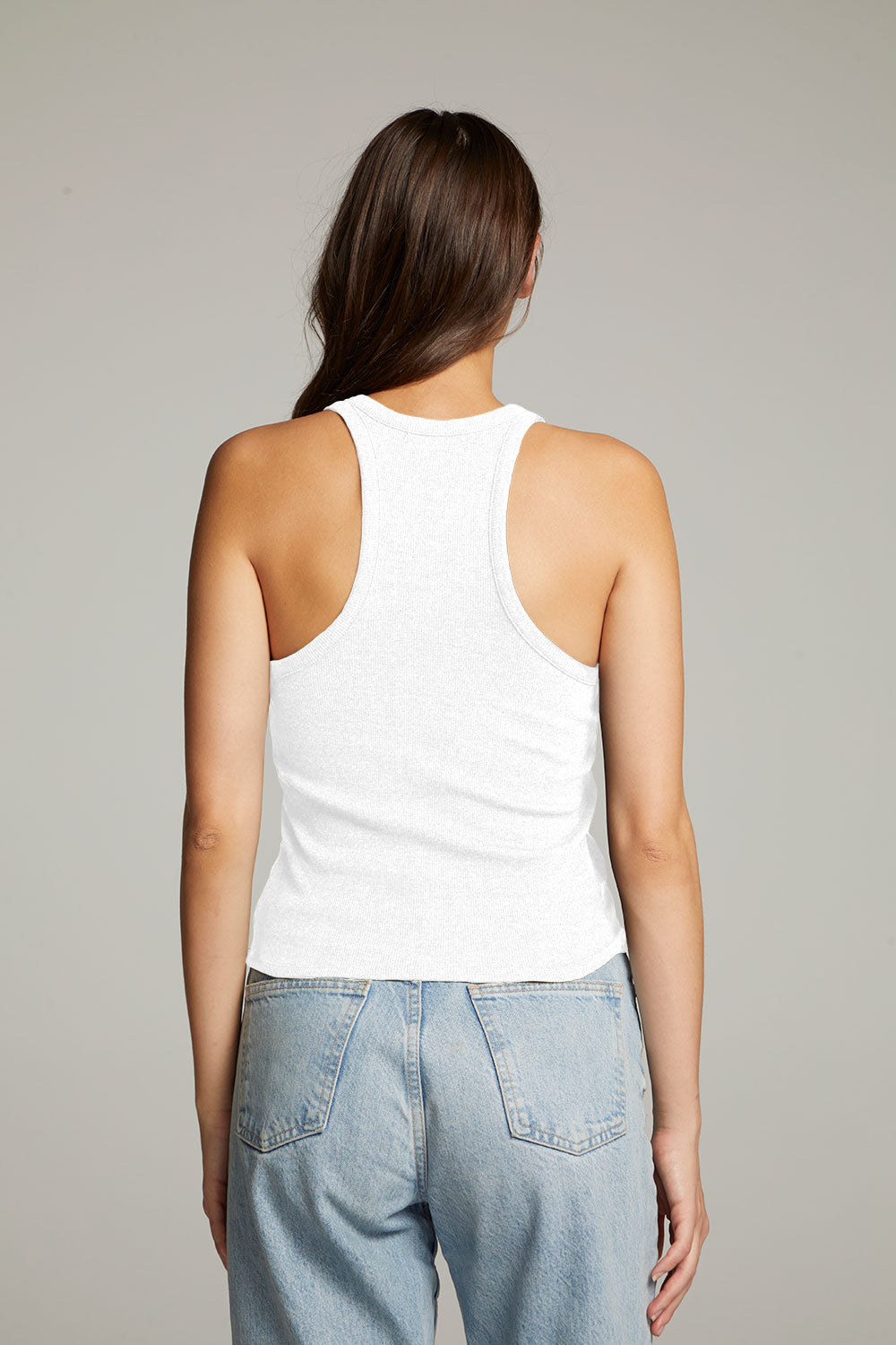 August White Tank Top WOMENS chaserbrand