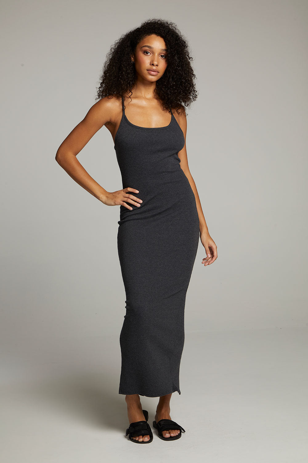 Emma Black Maxi Dress WOMENS chaserbrand