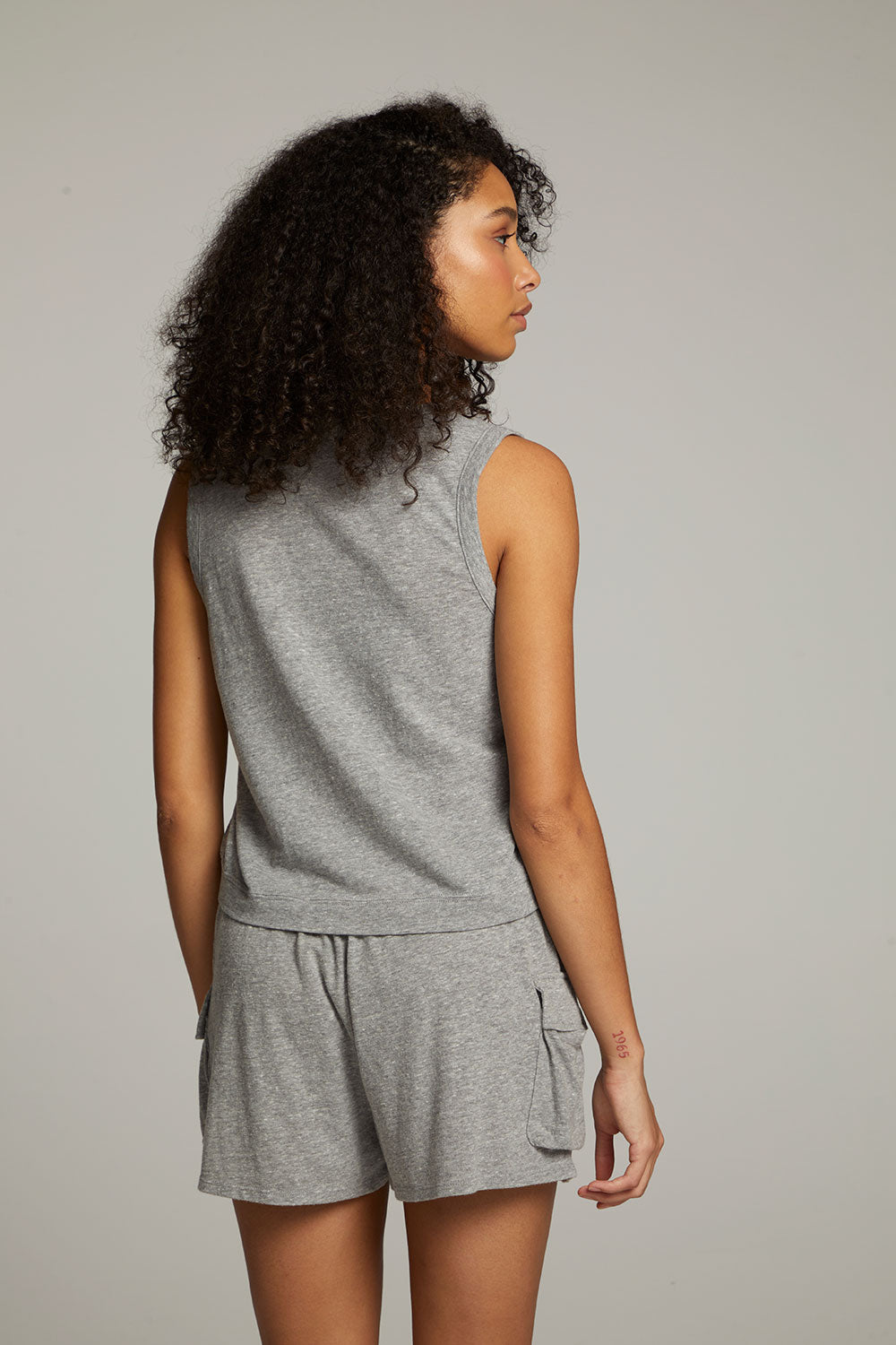 Sean Streaky Grey Tank WOMENS chaserbrand