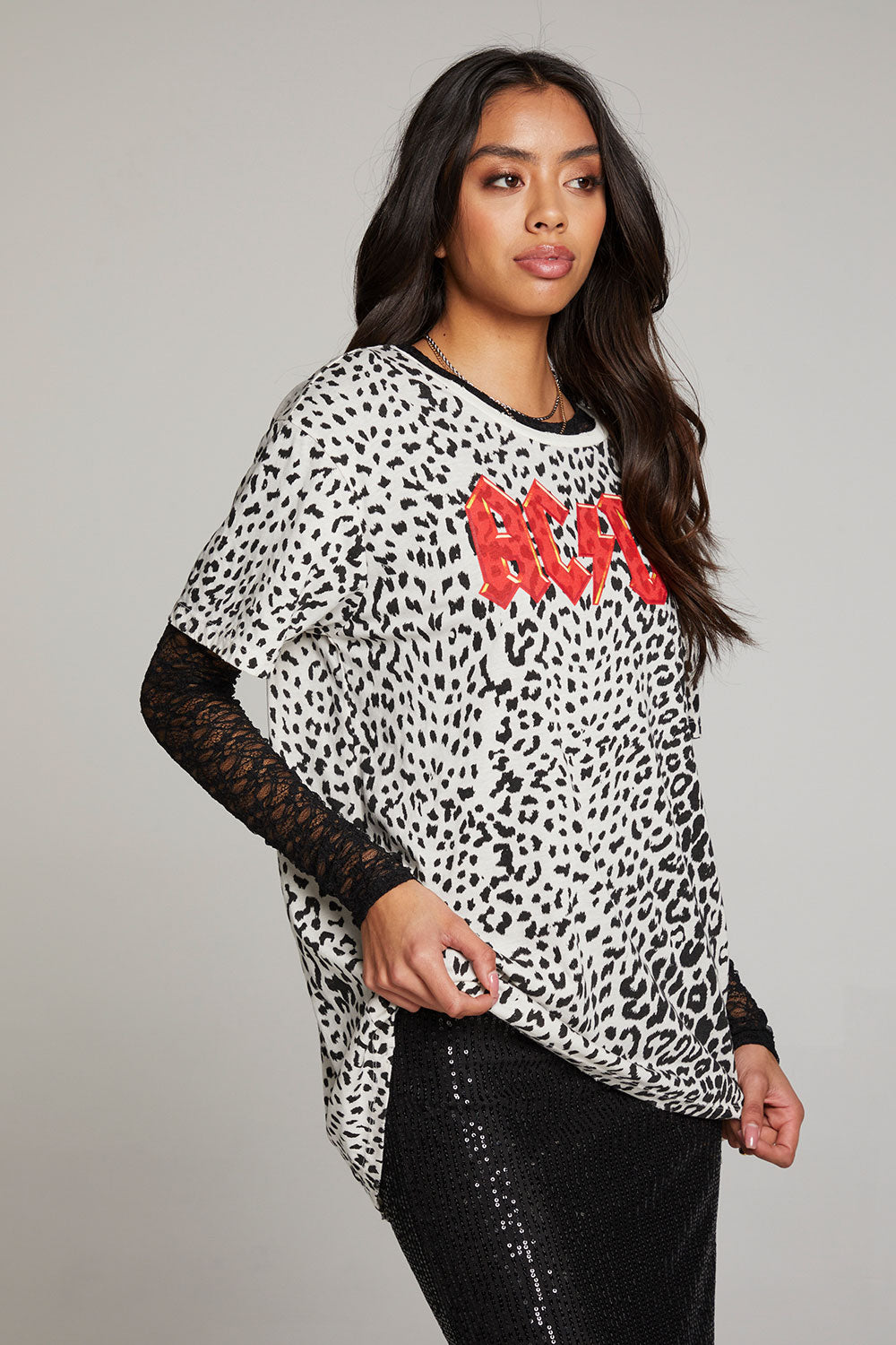 AC/DC Animal Logo Long Sleeve WOMENS chaserbrand