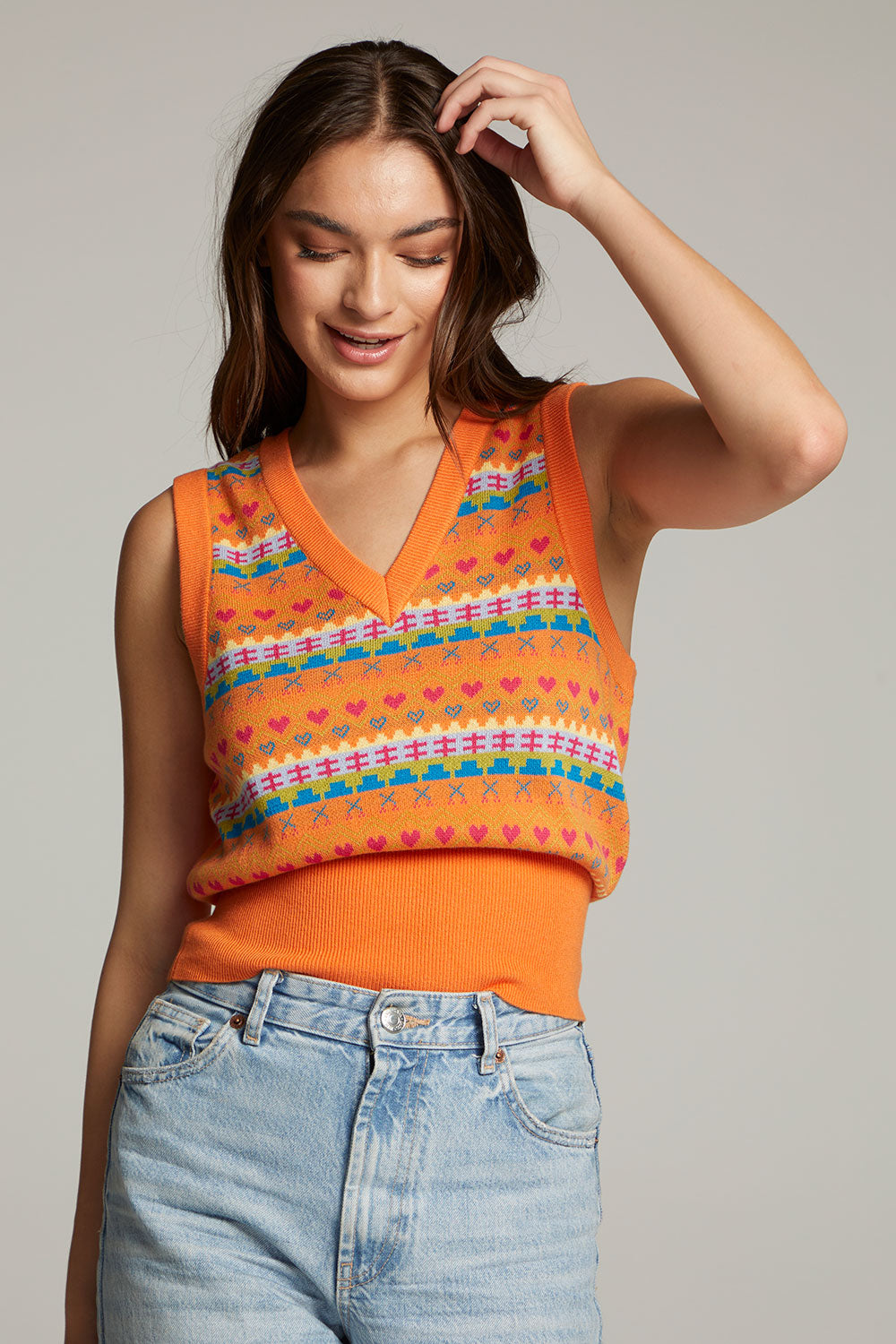 The Beatles Retro Tank Sweater WOMENS chaserbrand
