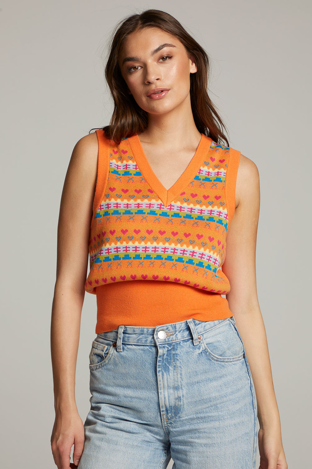 The Beatles Retro Tank Sweater WOMENS chaserbrand