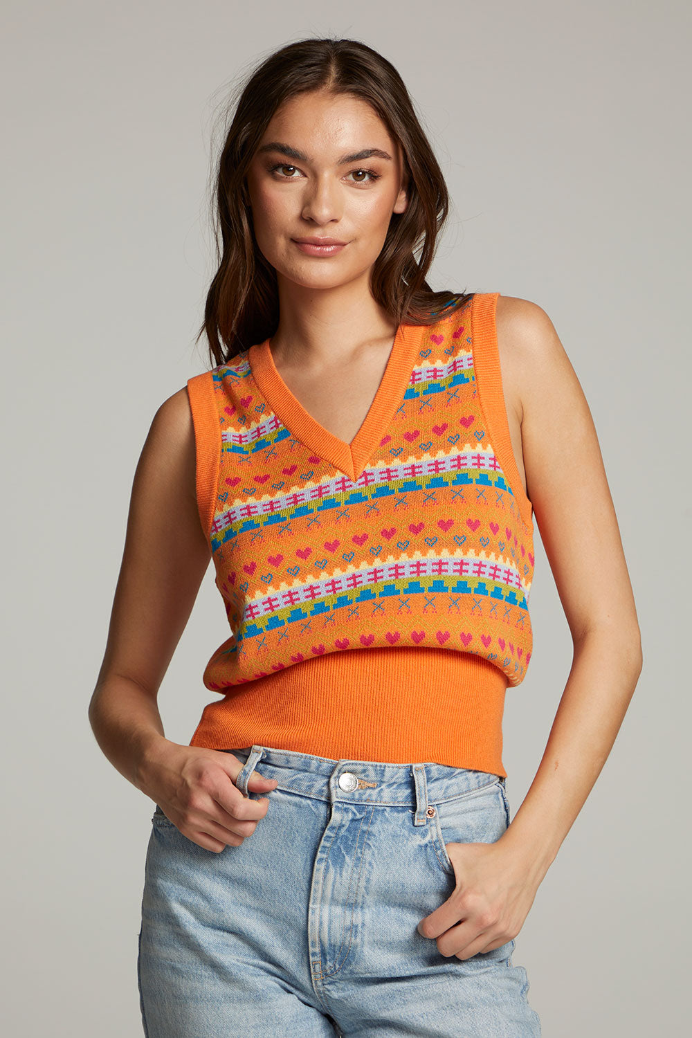 The Beatles Retro Tank Sweater WOMENS chaserbrand