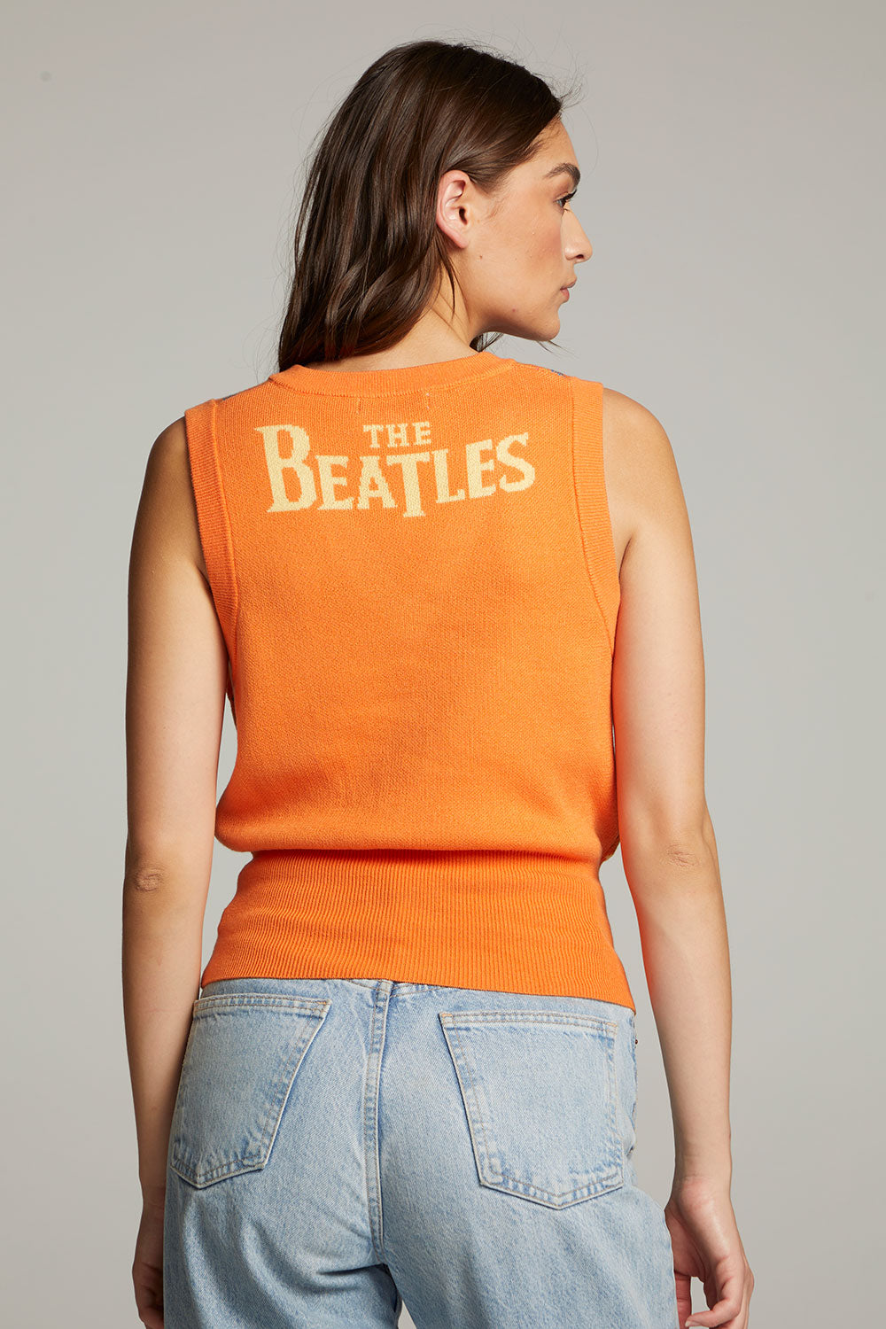 The Beatles Retro Tank Sweater WOMENS chaserbrand