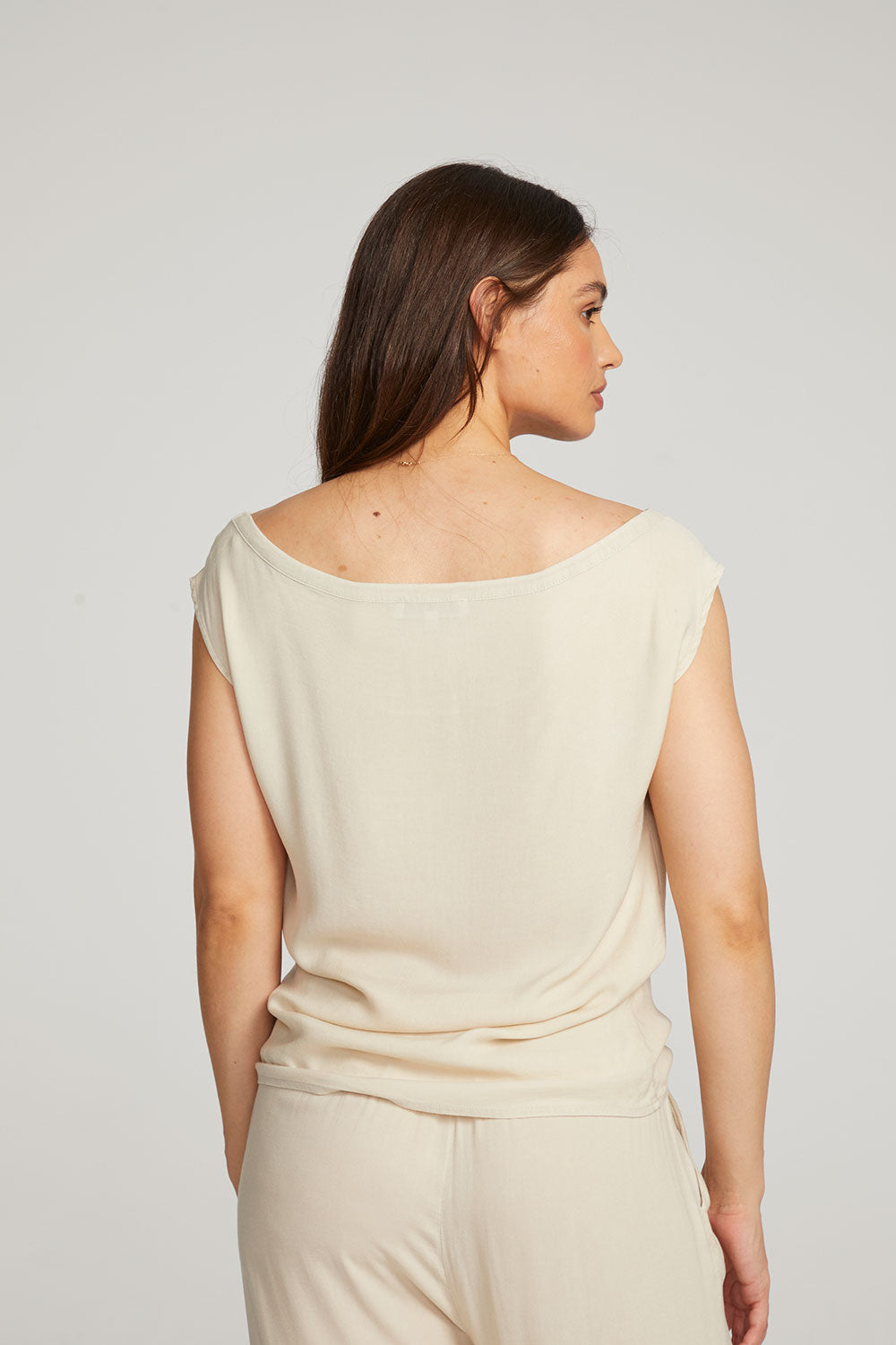 Sleeveless Bark Dolman Tee WOMENS chaserbrand