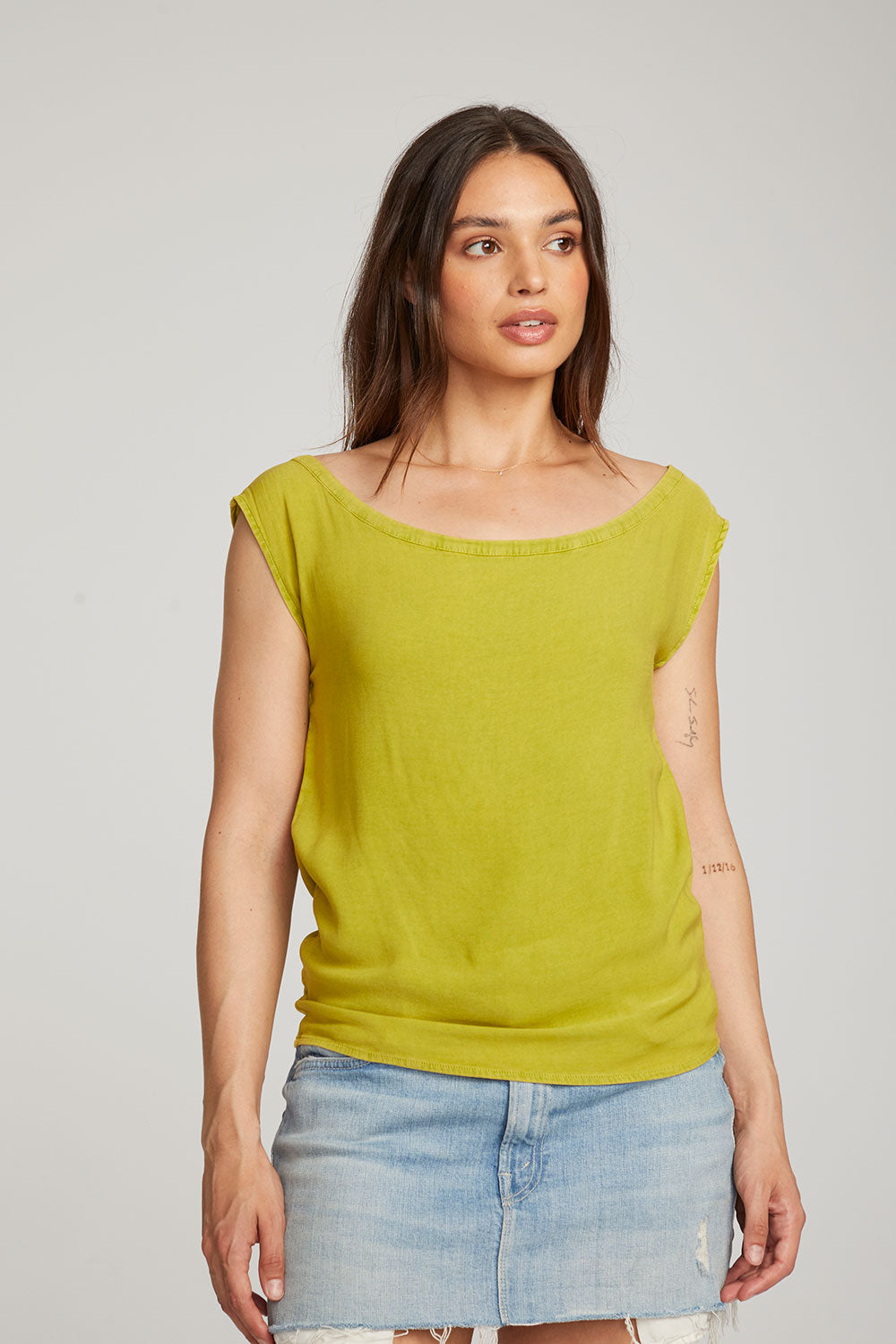 Sleeveless Citron Dolman Tee WOMENS chaserbrand