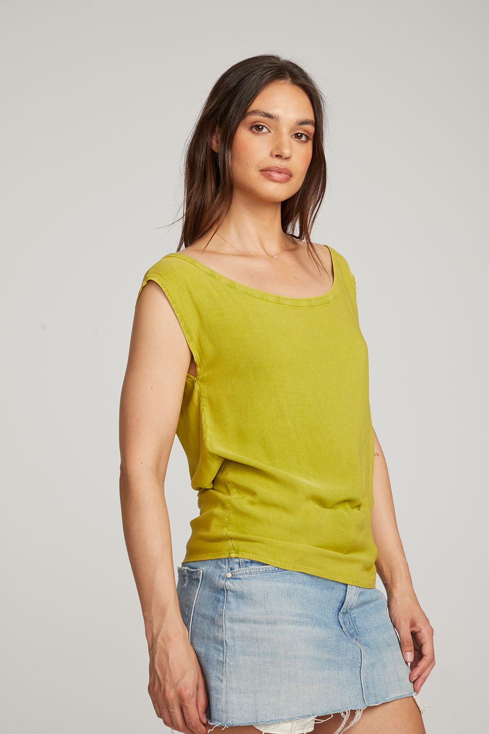 Sleeveless Citron Dolman Tee WOMENS chaserbrand