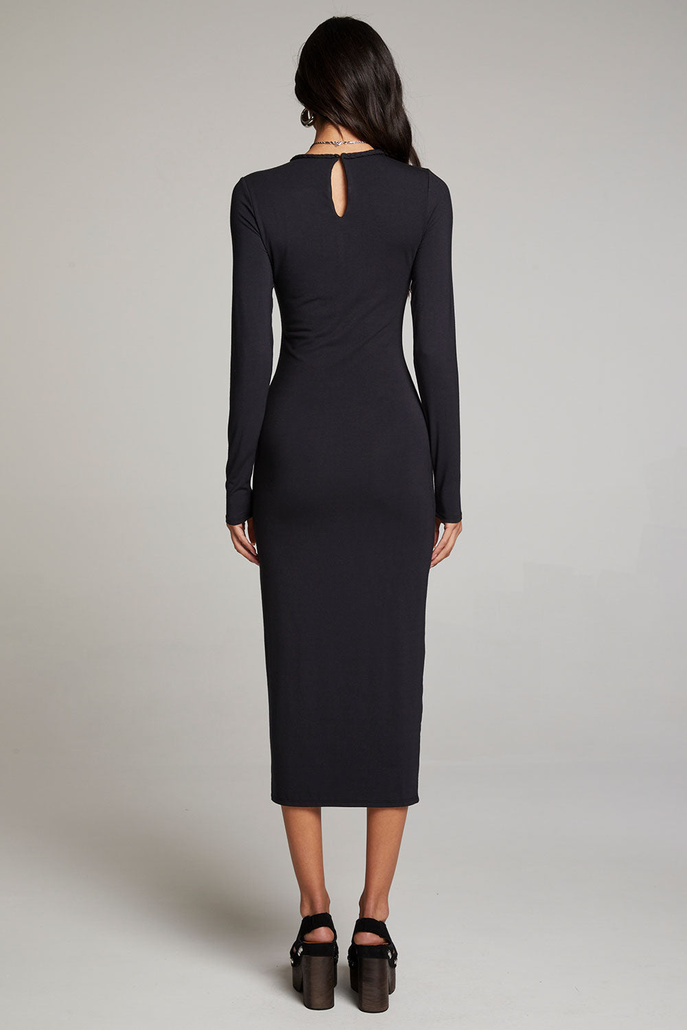 Vedaa Licorice Midi Dress WOMENS chaserbrand