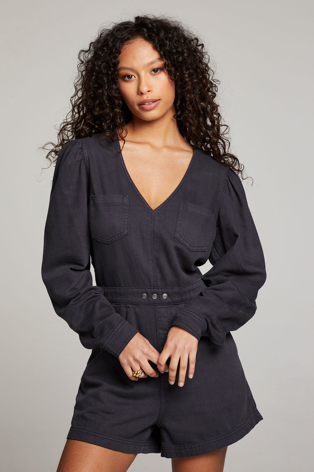 Sami Licorice Romper WOMENS chaserbrand