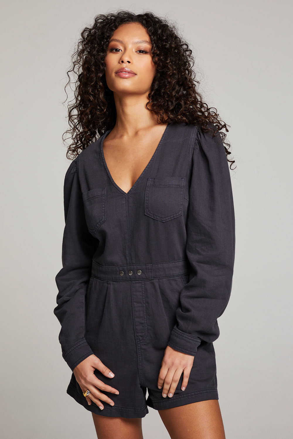 Sami Licorice Romper WOMENS chaserbrand