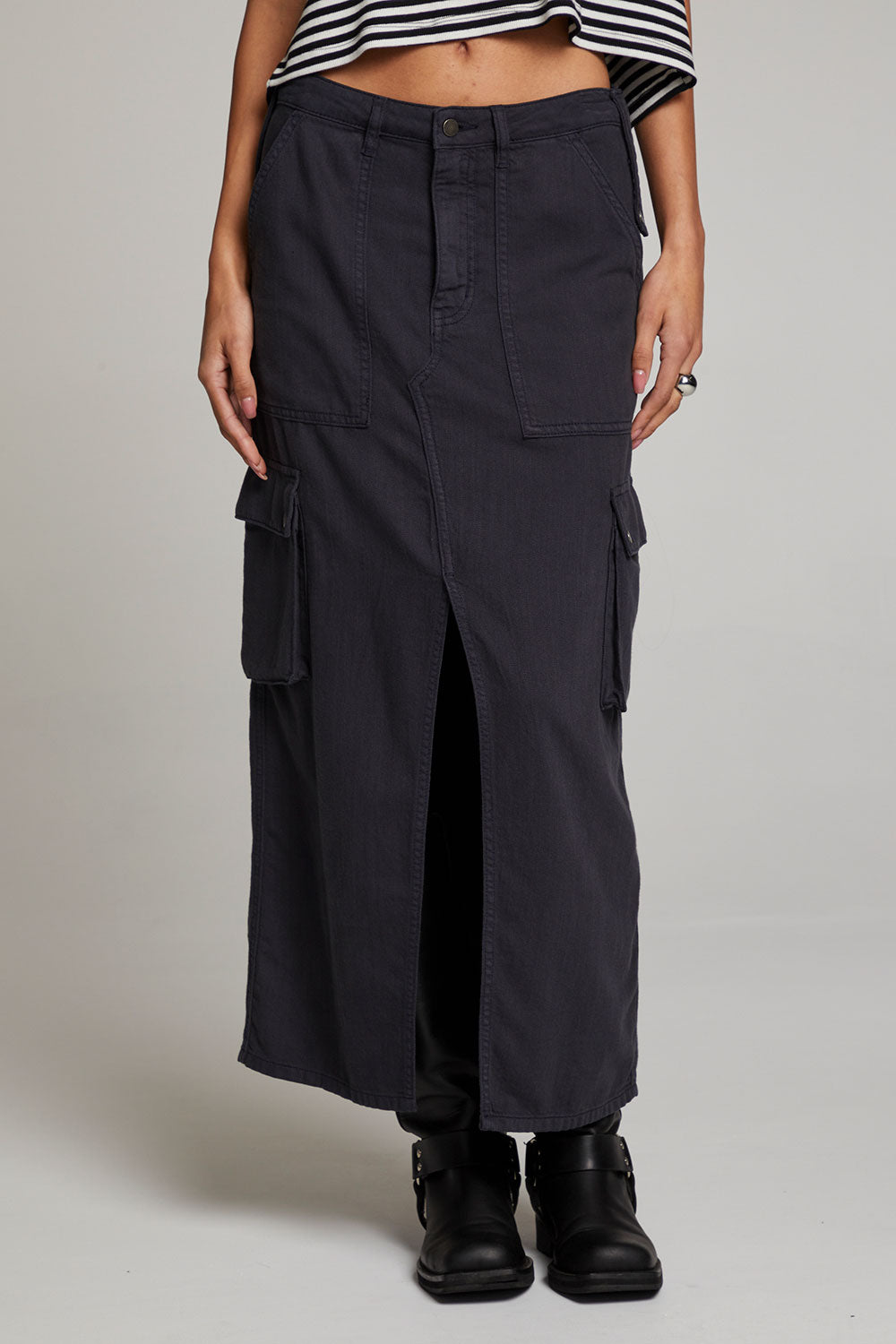 Tri Licorice Maxi Skirt WOMENS chaserbrand