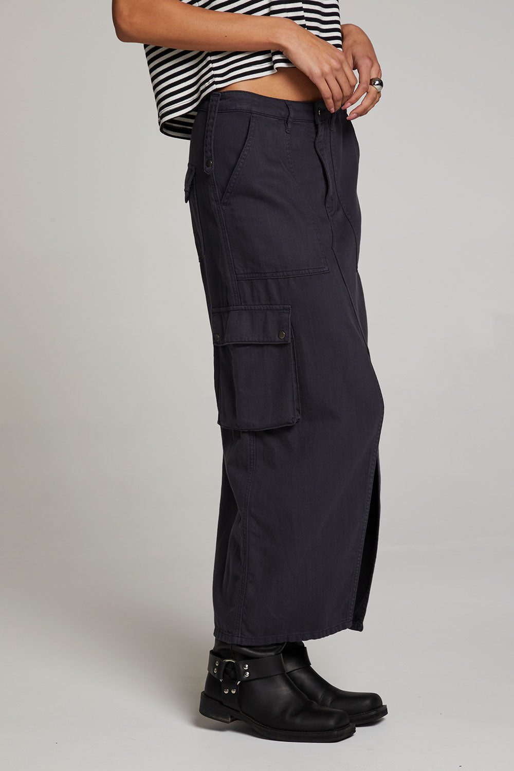 Tri Licorice Maxi Skirt WOMENS chaserbrand