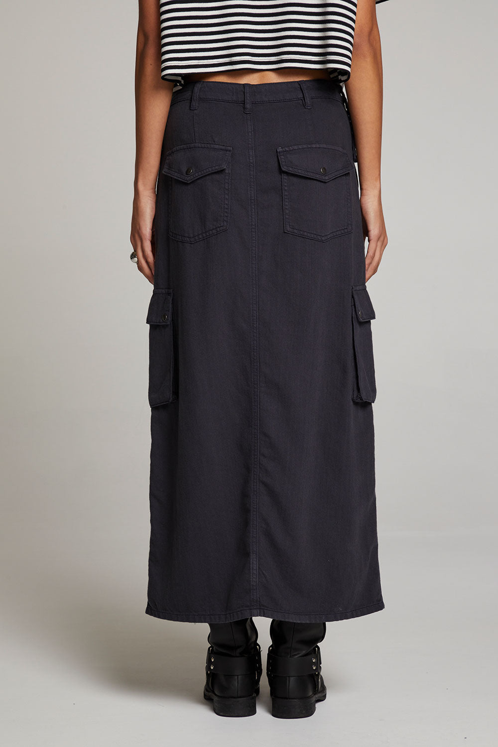 Tri Licorice Maxi Skirt WOMENS chaserbrand