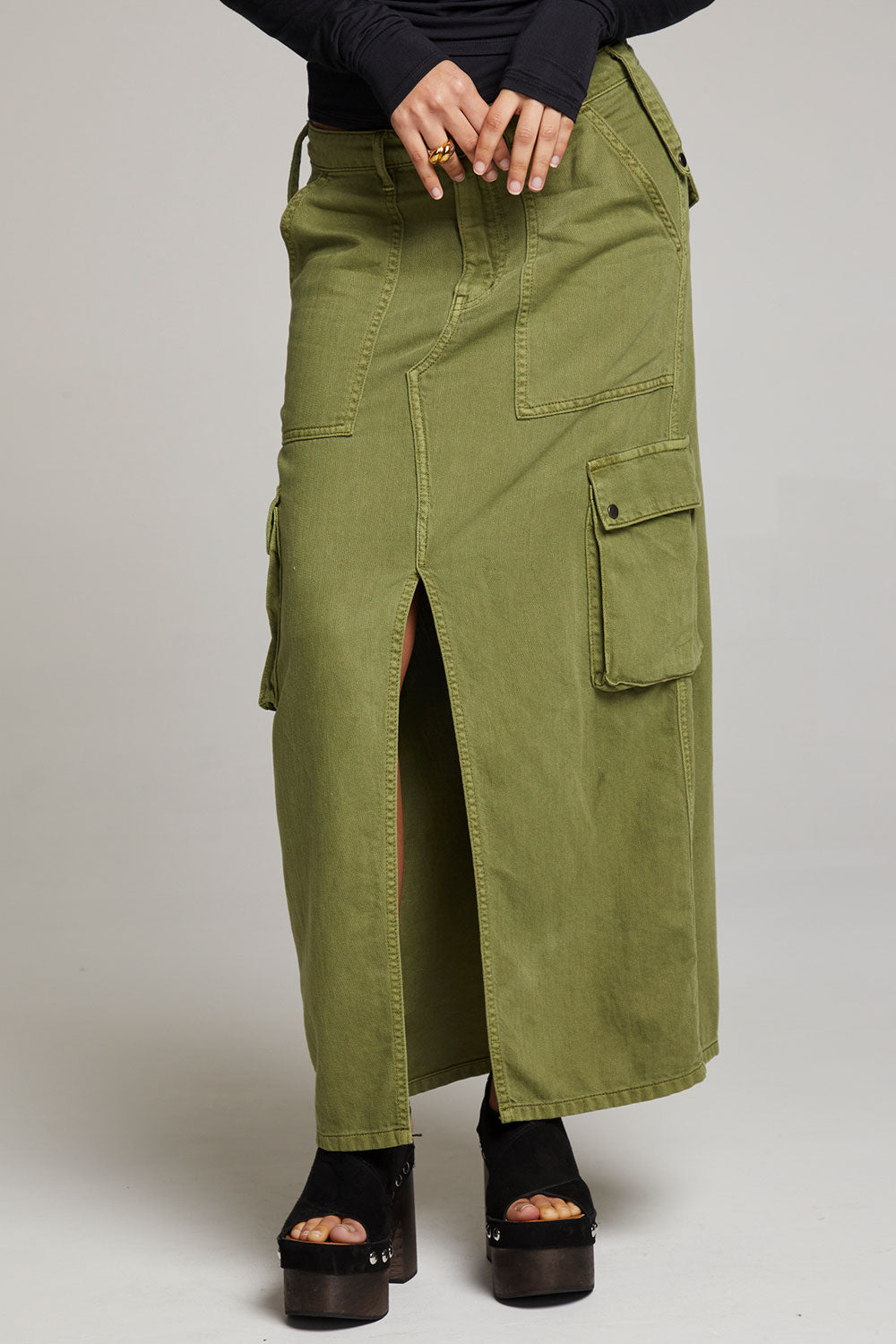 Tri Sphagnum Maxi Skirt WOMENS chaserbrand
