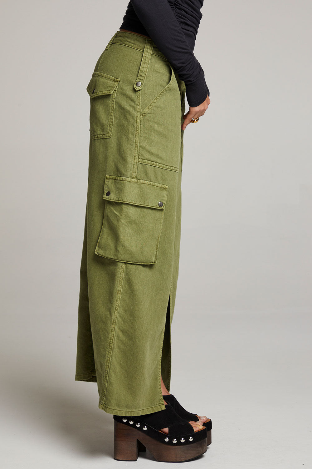 Tri Sphagnum Maxi Skirt WOMENS chaserbrand