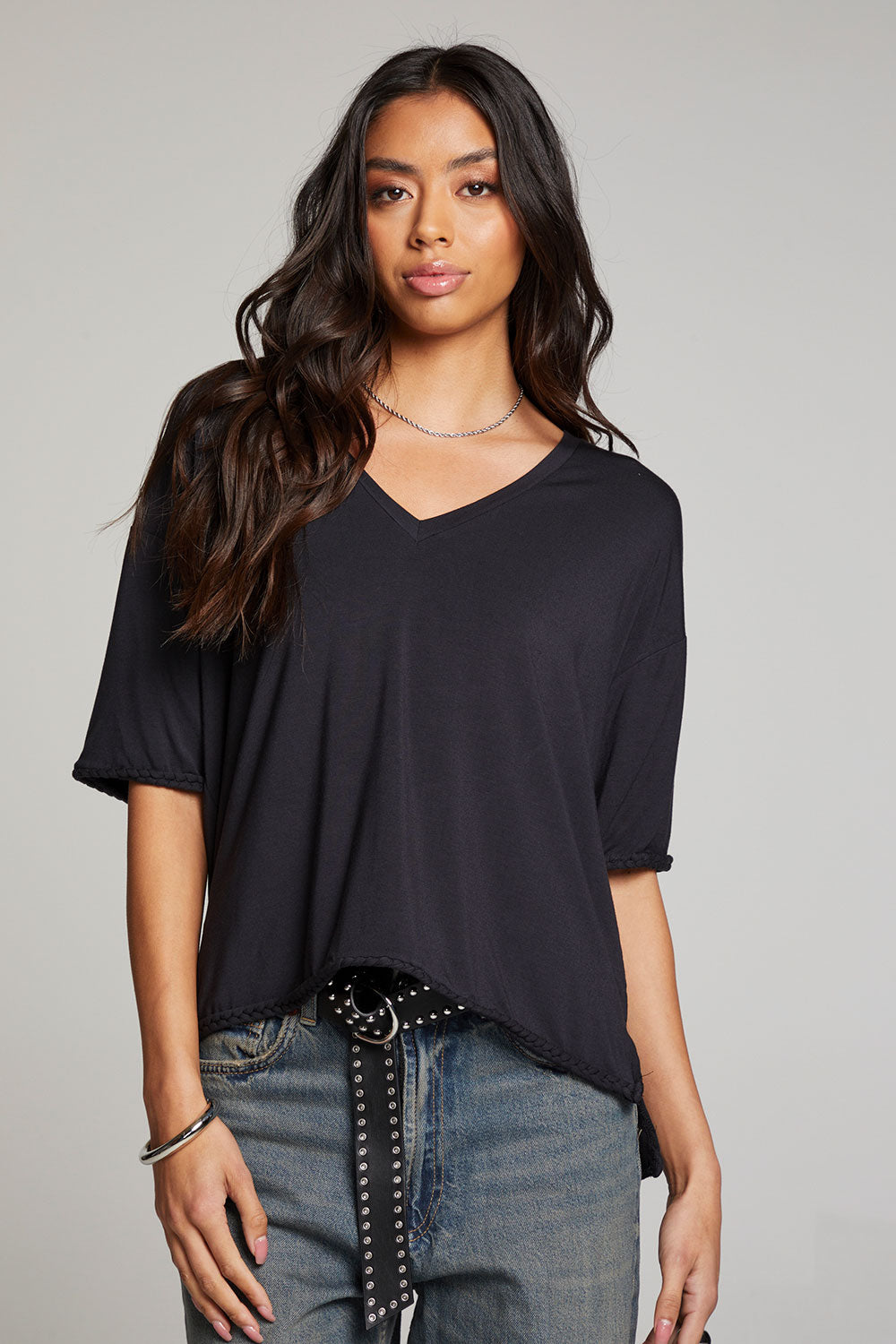 Mason Licorice V Neck WOMENS chaserbrand