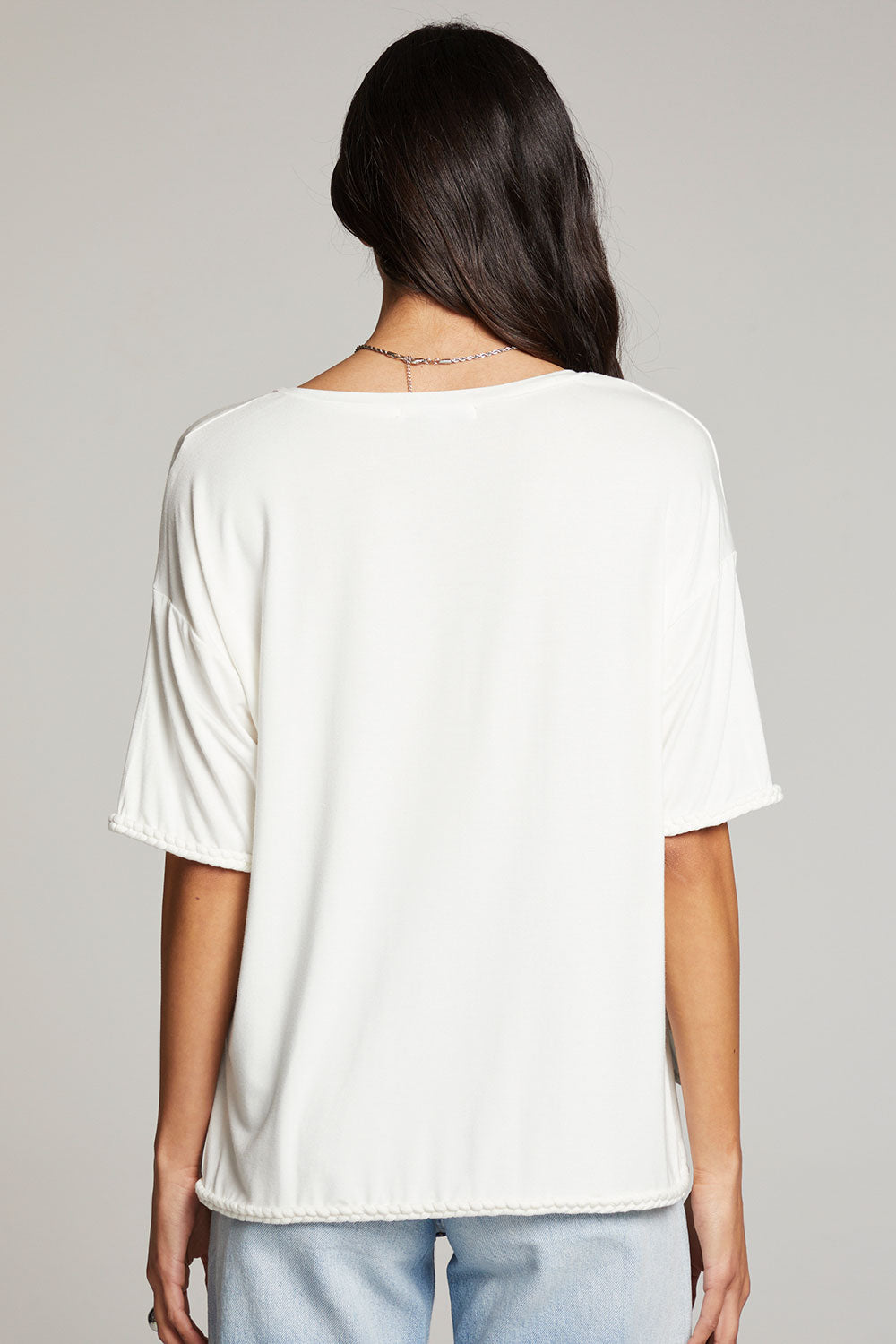 Mason White V Neck WOMENS chaserbrand