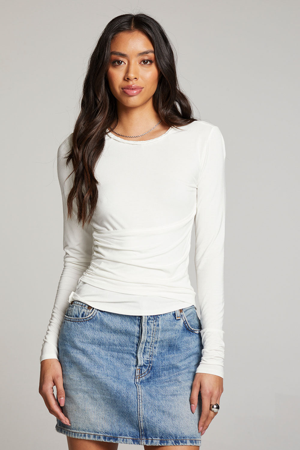 Crime White Long Sleeve WOMENS chaserbrand
