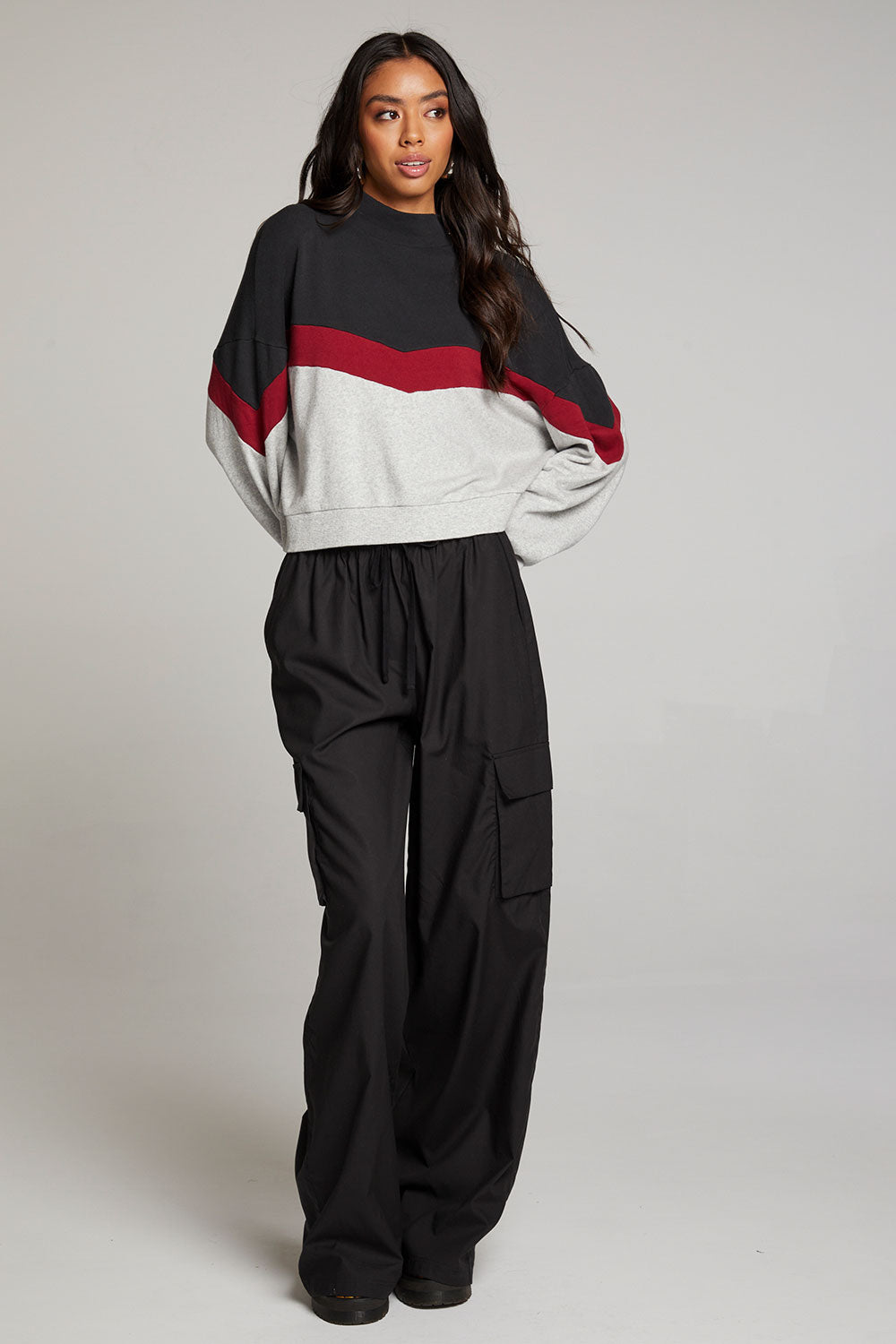 Liz Fire Color Block Pullover WOMENS chaserbrand